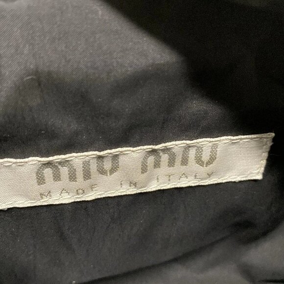 Auth miumiu - Black Leather Bum Bag - Picture 14 of 16